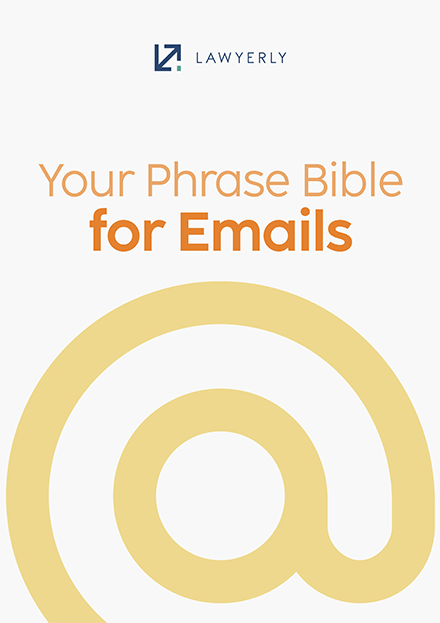 Booklet called Your phrase bible for Emails